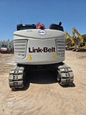 Back of used Excavator